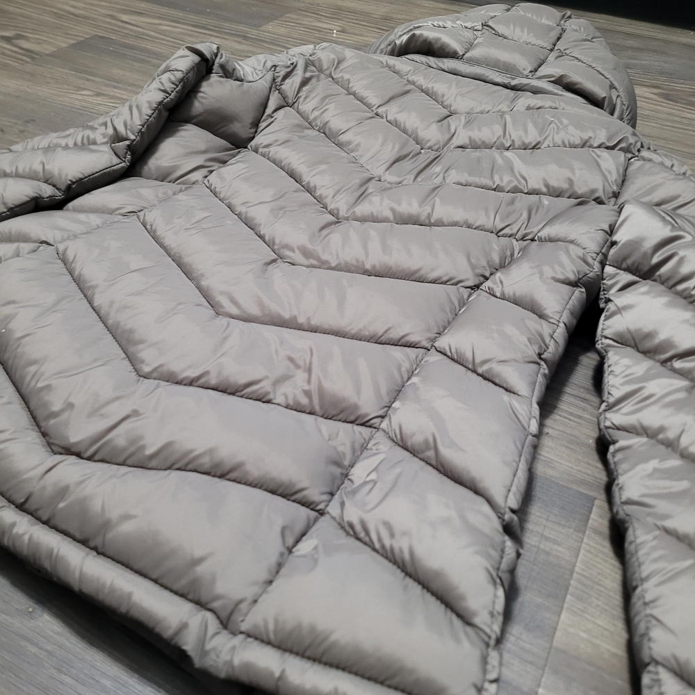 Charter Club Women's Taupe Puffer Jacket Size S Packable Full Zip Taupe - Picture 6 of 6